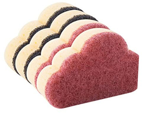 WATIIFUFU 12pcs Cloud Shaped Kitchen Cleaning Sponges Practical Dish and Bowl Sponge Set Household Non-Scratch Multi-Purpose Scrubber for Home Kitchen Cleaning