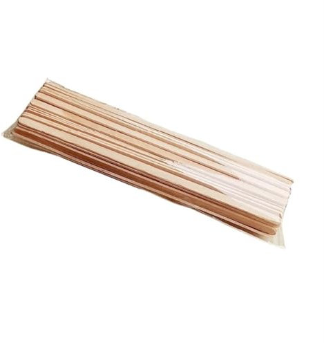 Palo Madera Manualidades Palillo de madera for manualidades, comida, paletas de hielo y modelismo, for hacer tartas, clavijas, bricolaje, for construir modelos, herramienta for trabajar la madera Palo