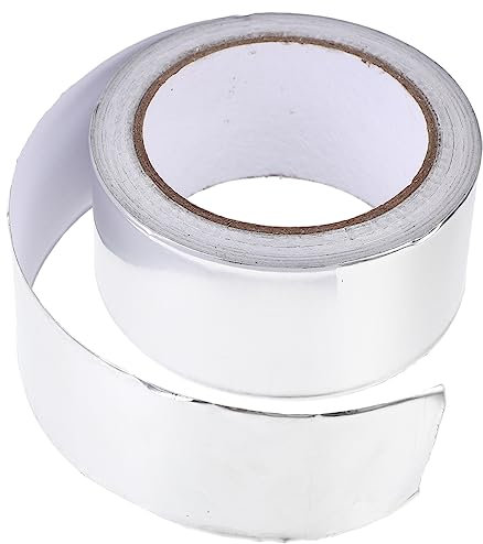 TOKIDNY 20m Nastro Alluminio Adesivo Conduttivo Per Isolamento Termico Nastro Alluminio Resistente All e Alle Alte Temperature Confezione Per Hvac e Sigillature Domestiche