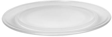 FUNNETOYU Mikrowellenteller Aus Dickem Glas 27cm Ersatz Drehteller Für Mikrowellen Glatte Mikrowellenplatte Zubehör