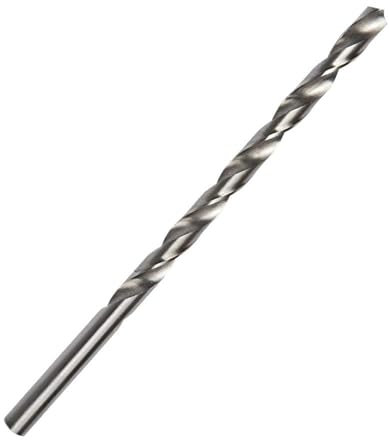 200 mm extra langer Spiralbohrer, Durchmesser 2–10 mm, HSS-Bohrer mit geradem Schaft for Holz, Kunststoff und Aluminium(5mm)