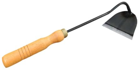 Toyvian Houe De Jardinage avec Manche Bois Outil pour Désherbage Et Plantation Houe Portative Pratique pour Usage Domestique