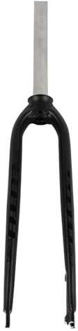 Fourche Rigide pour VTT 26 Pouces, 27,5 Pouces, 29 Pouces, Fourche Avant en Aluminium, Fourche Avant en Alliage 28,6 mm, Frein à Disque, Fourche Avant légère pour vélo de Route et VTT Black Label,1