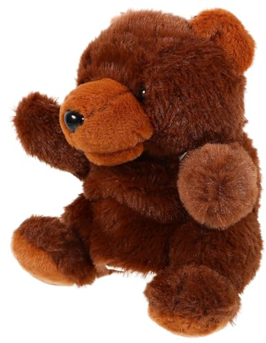 BESPORTBLE Orso Burattino Per Ragazzo Ragazza Ragazza Piccoli Giocattolo Educativo Forma Di Animale Burattini Di Peluche Portatili Per Ragazzo e Interni