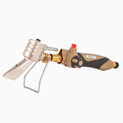Gazcamp Profi Kupferlötkolben PQ666, Gas-betrieben, Windstabil, 240g Kupferkolben, Piezo-Zündung, für Weichlötarbeiten, 40cm, Professionelle Ausführung