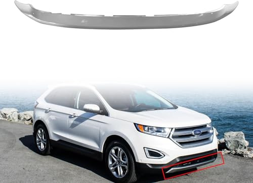 Front Lower Air Dam Deflector Valance, Compatible with 2015-2018 Ford Edge SE/SEL/Titanium,Replace OEM FO1095254C, FT4Z8419APTM(Chrome)