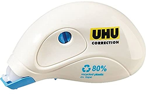 UHU 50350 korrigeringsrulle mini, 5 mm x 6 m, vit
