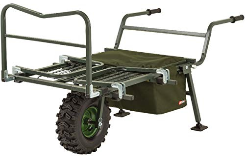JRC Cocoon 2G Barrow Wide Wheel - Transportkarren, Karre zum Transportieren von Angelausrüstung, Schubkarre für den Transport von Karpfensachen