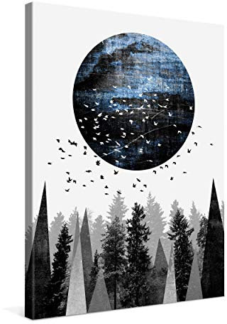 PICANOVA – Nature 75x100cm – Premium Leinwanddruck – Kunstdruck Auf 2cm Holz-Keilrahmen Für Schlaf- Und Wohnzimmer Von Elisabeth Fredriksson