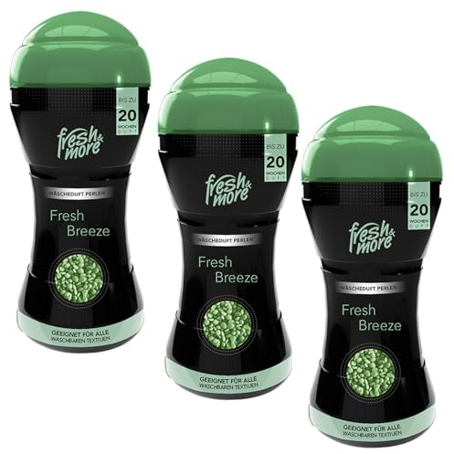 3 x Fresh&More tvättdoft pärl/parfym (3 x 210 g) (Fresh Breeze)