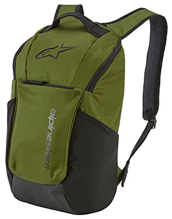 Alpinestars Defcon V2 Rucksack, Tagesrucksack für Wandern Reisen Städtetrips, Reiserucksack für Herren und Damen, Backpack Sportlich, Ultra-leicht Daypack, Laptop Rucksack, 13.6 L, Militär