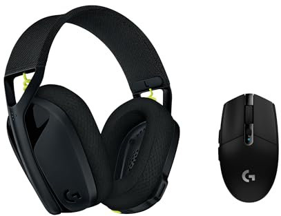 Logitech G305 Souris Gamer sans Fil + Logitech G435 LIGHTSPEED et Bluetooth Sans Fil Casque Gaming, Noir