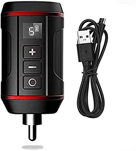 Alimentatore Per Tatuaggi - Mini Portatile RCA Wireless Tattoo 1800Mah Alimentatore A Batteria Al Litio Con Display Digitale A LED Per Macchinetta Per Tatuaggio Rotativa,1 Rosso,,1 Rosso,RCA,Colle