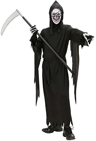 W WIDMANN MILANO Party Fashion - Costume da bambino Mietitore, set di costumi Grim Reaper, costumi di carnevale, Halloween