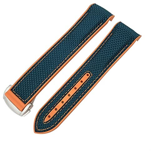 TIOYW Uhrenarmband für Omega Seamaster 300 AT150 Speedmaster 8900 PlanetOcean Seiko Lederarmband, 19 mm, 20 mm, 21 mm, 22 mm, 21 mm, Achat