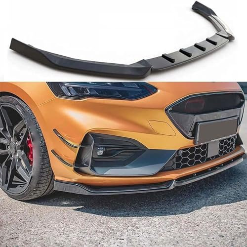 WYXFCBF Auto Frontspoiler für Ford Focus mk4 ST 2019 2020 2021, Frontstoßstange Spoiler Lippe Diffusor Frontlippe Splitter Body Kit, Auto Tuning Zubehör,Carbon-Fiber-Pattern