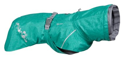 Hurtta Monsoon Coat II Hundemantel ECO (Peacock, 65 cm)
