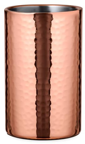 Raffreddatore per bottiglie di vino in rame zincato e acciaio inossidabile