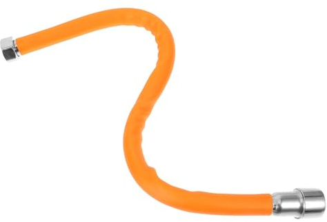 Tubo Prolunga Rubinetto Cucina Arancia Anti-splash Regolabile | Plastico e Acciaio, per Lavello Bagno e Cucina, per Hair Washer e Flower Sprayer