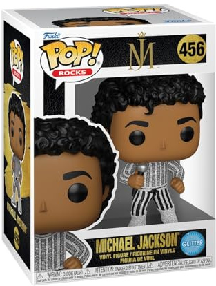 Funko Pop! Rocks: Michael Jackson - Rock with You - Glitzer - Vinyl-Sammelfigur - Geschenkidee - Offizielle Handelswaren - Spielzeug Für Kinder und Erwachsene - Music Fans - Modellfigur Für Sammler