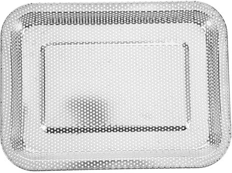 TOPBATHY Tee-serviertablett Mit Feinen Löchern Vielseitig Einsetzbar Als Küchensieb Abtropfgestell Und Dampfgarer Für Kleine Lebensmittel Wie Teeblätter