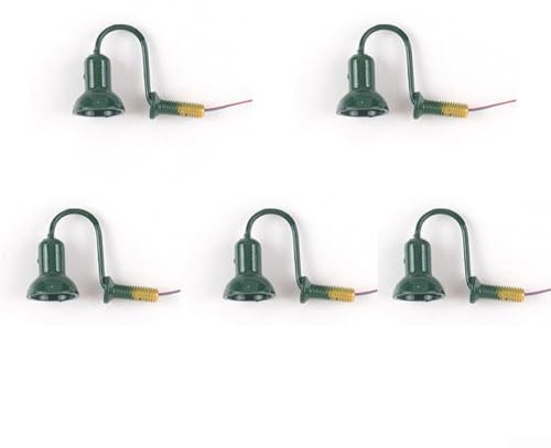 HO Scale LED Street Light for Model Train Layout Warm White, Realistic Design, Complete with Wires