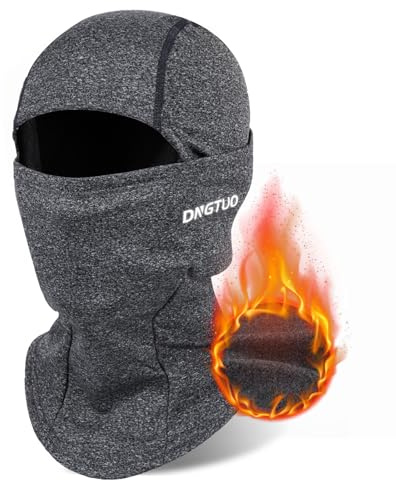 AYPOW Balaclava vinter vindtät balaclava skidmask män kvinnor, cykel motorcykel stormmask fodrad med varm fleece, ventilerande ansiktshuva snowboard, utomhussporter, GRÅ, one size