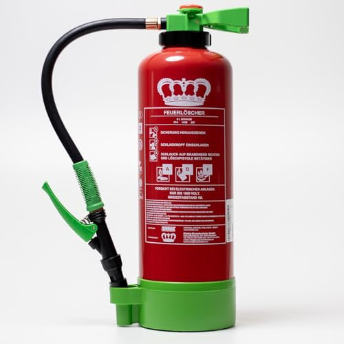KÖNIG BRANDSCHUTZ- König 6 L fluorfreier Schaum-Aufladelöscher SF 6 PRO | Brandklassen A, B und F | Löschmitteleinheiten: 9 LE | Löschleistung: 27 A 144 B 25 F