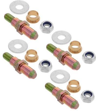 Amosfun 4sets Kit Riparazione Cerniere Portiere Auto Perni e Boccole Per Cerniere Porte Laterali Ricambi Compatibili Suv e Auto Strumenti Riparazione Essenziali Per Installazione Facile e