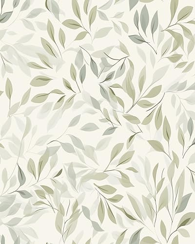 myforHD Self Adhesive Wallpaper Floral Leaves Flowers 44cmX300cm PVC Vinyl Wall Paper Sticker Decoration Modern Furniture Film