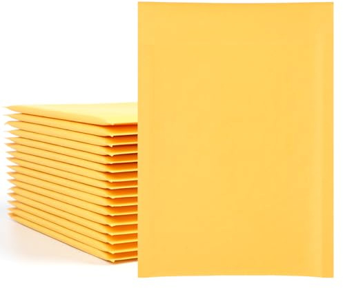 SULOLI 25 Stück gepolsterte Versandtaschen, 18 x 23 cm, Beutel mit Luftpolsterfolie, selbstdichtende Luftpolstertaschen zum Verpacken und Schützen von Gegenständen