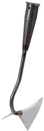 CLISPEED Binette Triangulaire Multifonction Acier Inoxydable Outil Léger pour Désherbage Ameublissement du Sol Et Ouverture De Sillons Outil De Jardinage Et Portable
