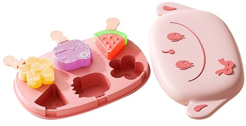 Duroecsain Moldes De Esquimales,Molde De Silicona Para Helados - Accesorios Para Postres Helados Y Bebidas Jugos