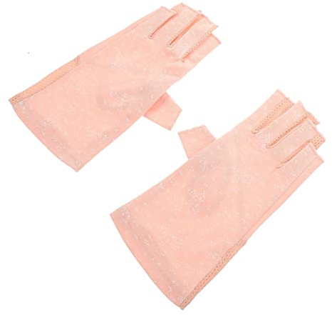 Veemoon Guantes Con Protección Uv Para Manicura De Salón, Guantes De Protección Uv Para Uñas, Uv Para Mujer, De Para Manicura