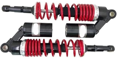 Amortisseur Moto Suspension 1 Paire d'amortisseurs pneumatiques arrière de Moto de 360 ​​mm, Ressort de 7 mm pour pour