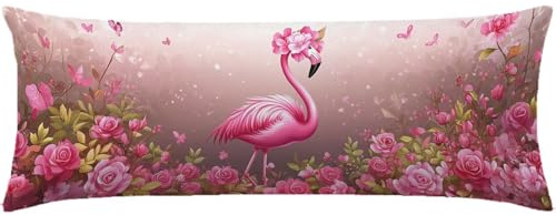 Chiaretto Cuscino per Dormire Laterale 40x120 Cuscino Lungo per Dormire Lateralmente per Gravidanza e Sostenere la Maternità, Migliorare La Qualità Del Sonno, Federe Cuscini Letto Motivo Fiori Q-560