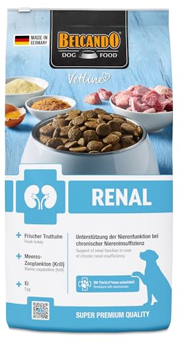 BELCANDO Vetline Renal Diätfutter 7,5 kg – Trockenfutter bei Niereninsuffizienz (akut & chronisch) | Unterstützt die Nierenfunktion, Made in Germany