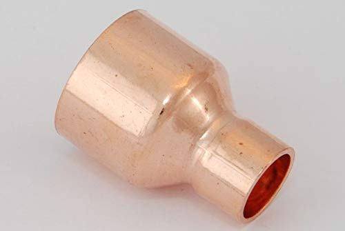 2x Kupferfitting Reduzier Muffe 35-22 mm 5243 a/i Lötfitting copper fitting CU