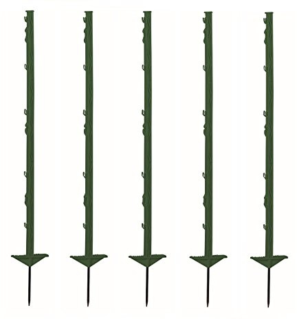 Growi Weidezaunpfahl Kunststoff 105 cm grün 20 Stück