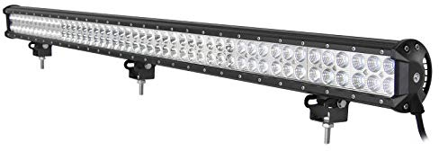 AUXTINGS 112 cm 44 Pulgadas 288W Barra Curva de luz antiniebla de Varios tamaños y potencias, para Todoterreno o camión