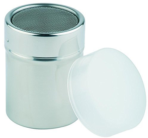 APS 776 Netzstreuer, Ø 5,5 cm, Höhe 7,5 cm, Behälter aus Edelstahl, Staubdeckel aus PP