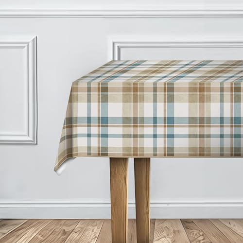 d-c-fix Wachstuchtischdecke Borneo blau 1,5 m x 2,50 m | Tischtuch im Vintage-Stil für den Küchen-, Ess- oder Gartentisch – lebensmittelecht, abwaschbar & wasserdicht