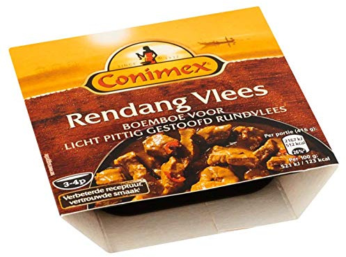 Rendang Indonesian Herb Paste | Conimex | Boemboe Rendang Meat | Total Weight 95 Grams