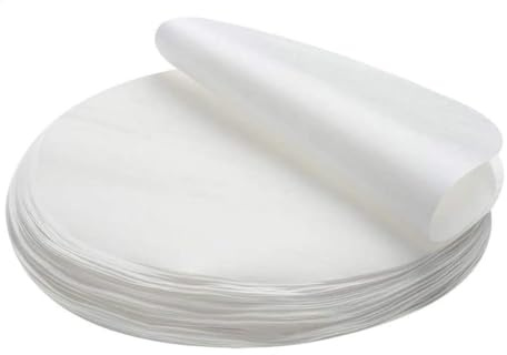 Backpapier Rundes Antihaft-Backpapier für Pfannen, Grill, Dampf, Hamburger Patty Pater 23CM 100PCS