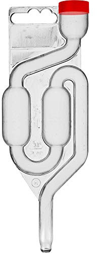 Browin 405590 Maxi Korken, Kunststoff, Gärspund Airlock Gärröhrchen Gärung Ventil Gärrohr Set,Transparent, 2.2 x 6 x 17.4 cm, 1-Einheiten 2.20 x 6 x 17.40 cm