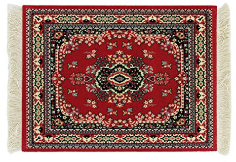 Mauspad Teppich Oriental Persian - Computer Mousepad, Matte, für Tischdekoration (Red)
