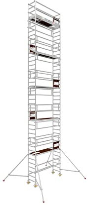 ALTEC Profigerüst AluLight 2.0 | Arbeitshöhe 13 m | Breite 70 cm | Länge 2,5 m | Profigerüst | Baugerüst | Made in Germany