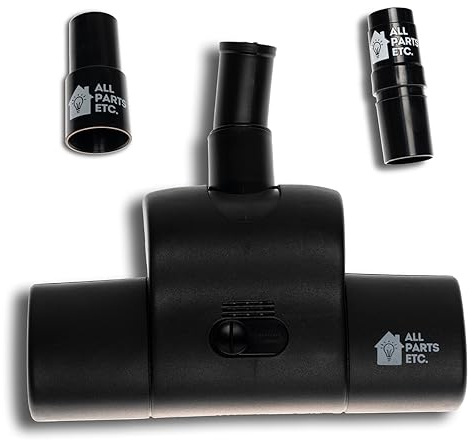 ALL PARTS ETC. Vacuum Carpet Brush Nozzle Attachment, 1.25” Turbo Floor Brush Accessories, Head for Shop Vac, Bissell, Shark, Oreck, Hoover, Eureka & Central Vacuum (Style May Vary)