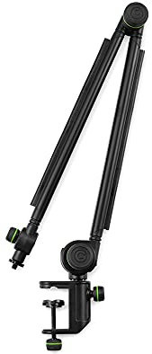 Gravity MS TBA 01 - Tisch Mikrofonarm, Klammer mit weitem Klemmbereich (15-54 mm), schwarz