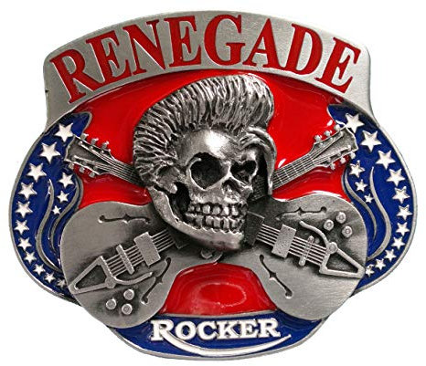Renegade Rocker Gürtelschnalle mit Geschenkbox